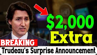 Extra $2,000 for Canadian Seniors? Trudeau's Surprise Announcement Revealed!