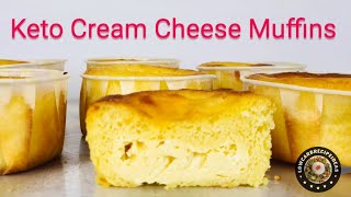 HOW TO MAKE KETO CREAM CHEESE MUFFINS WITH CREAM CHEESE FILLING - SOFT, MOIST & DELICIOUS !