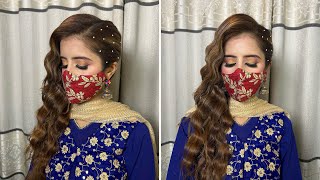 Hair style girl for wedding dress | hairstyle for nikkah function | muslim engagement hairstyle |