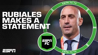 Luis Rubiales makes a statement and apologises | ESPN FC