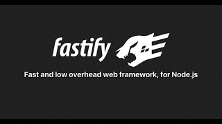 Fastify Framework (Node JS) - Simple REST API #fastify #restapi #nodejs #framework