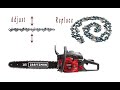 Replacing & adjusting the chain on your 2018 - '19 Craftsman chainsaw