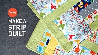 Strip quilt project (quick \u0026 easy!) | Quilting Tutorial with Angela Walters