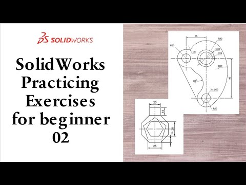 SolidWorks Exercises For Beginners - 2 | SolidWorks 2019 - YouTube