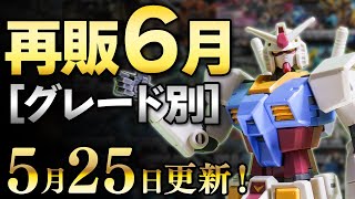 【新製品の発売日すべて確定！】2023年6月ガンプラ再販まとめ【グレード別】5/25更新！エグザビークル、水着ボディ、境界ウエポンの発売日が判明！ほかは特に変化ありませんｗ【シゲチャンネル】