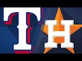 Rangers' six-run 4th inning bests Astros: 8/30/17