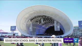 VAPA Foundation and SDUSD's High School Band Festival at Rady Shell (CBS 8)