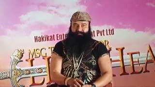 Msg  ramrahim new film music launch..MSG The Warrior Lion