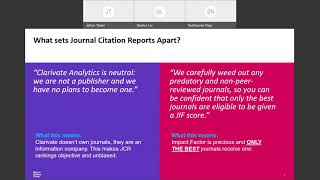 Journal Citation Reports JCR 2021 Overview Journal Intelligence Solution Web of Science Group 1
