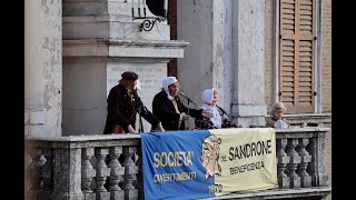 Giovedì grasso, Piazza Grande Modena: lo 'sproloquio' di Sandrone