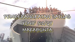 PEMBERANGKATAN SATGAS YONIF 512/QY PAMTAS RI - PNG 2024-2025