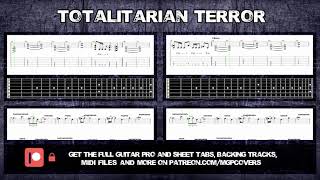 Kreator - Totalitarian Terror Tutorial | Full Tabs - Guitar Lesson (Guitar Pro)