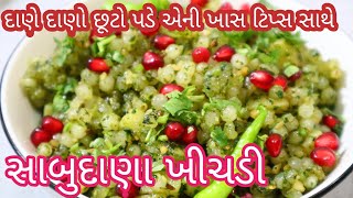 હરિયાળી સાબુદાણા ખીચડી દાણે દાણો છૂટી પડે એવી બધી ટિપ્સ સાથે|sabudana khichdi recipe|Farali khichdi