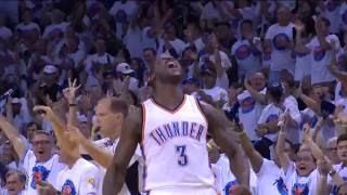 Dion Waiters Gets It To Fall | Warriors vs Thunder | NBA PLAYOFFS | 5.24.16