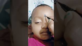 simple bindi design for baby #kajal #bindidesign #simple #viral #shorts