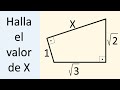 HALLA EL LADO DESCONOCIDO DEL CUADRILÁTERO. Geometría Básica