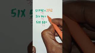 🔥Multiplication Short Tricks | fast multiplication | instant multiplication 🔥#maths #shorts