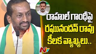 తెలంగాణలో పెట్టుబడులు పెట్టాలని ఆదానీని రేవంత్ ఎందుకు కోరారు..? | Raghunandan Rao | Ntv