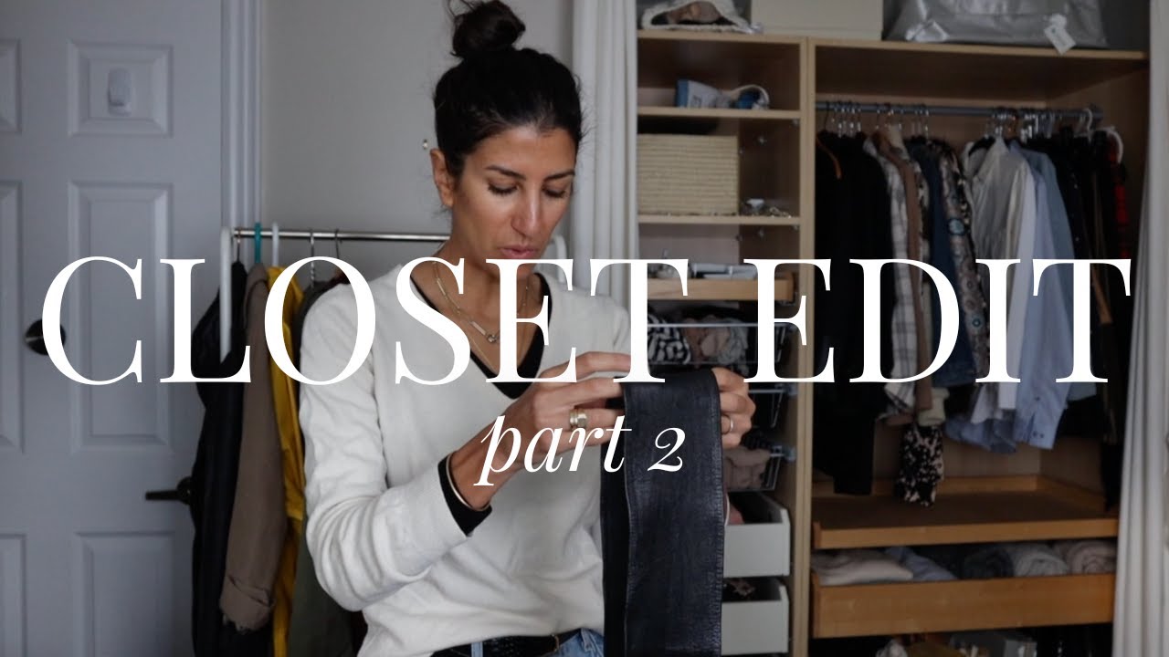 Closet Declutter Part 2 Accessories Declutter Edit Youtube