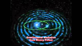 Binary Pulsar Gravitational Radiation Animation