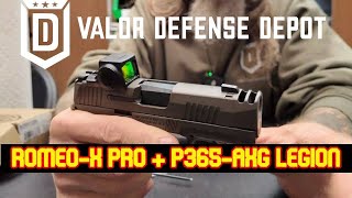 Installing a Sig Romeo-X Pro onto a SIg P365-AXG Legion