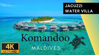 Komandoo MALDIVES 🌊🌴 ADULTS Only | Resort True nature | Jacuzzi WATER Villa TOUR