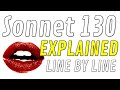 Line by Line: Shakespeare's Sonnet 130