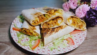 ألذ ساندوتشات تورتيلا دجاج اكسبرس🌮🌮 || Tortilla Chicken Express