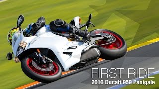 2016 Ducati 959 Panigale First Ride Review - MotoUSA