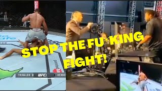 "STOP THE FIGHT!" Horrible Stoppage by Herb Dean | Dan Hardy Goes Off On Herb