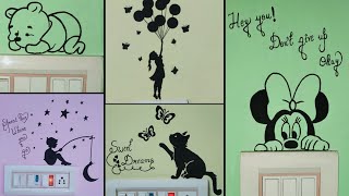 6 Easy And cute 🥰 Switchboard painting ideas 💡| Switchboard painting design | Sana The creative cat.
