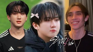 FIRST TIME REACTING TO CHANGBIN STRAY KIDS CLIPS