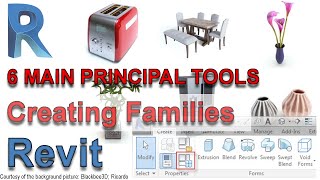 6 Main Principal Tools For Creating Any Families in Autodesk Revit