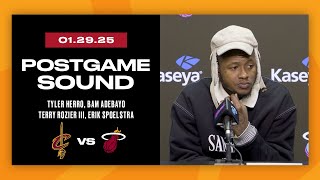 Tyler Herro, Bam Adebayo, Terry Rozier III, Erik Spoelstra | Postgame Interview | January 29, 2025