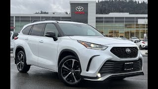 White 2022 Toyota Highlander XSE Review - Kelowna Toyota