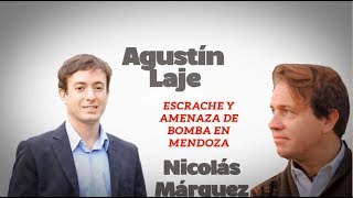 Agustín Laje Y Nicolás Márquez. En Mendoza. Escrache y amenaza de Bomba.