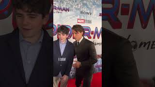 Hanging with Tom Holland, Zendaya, and more at the Spider-Man No Way Home Premiere! #shorts