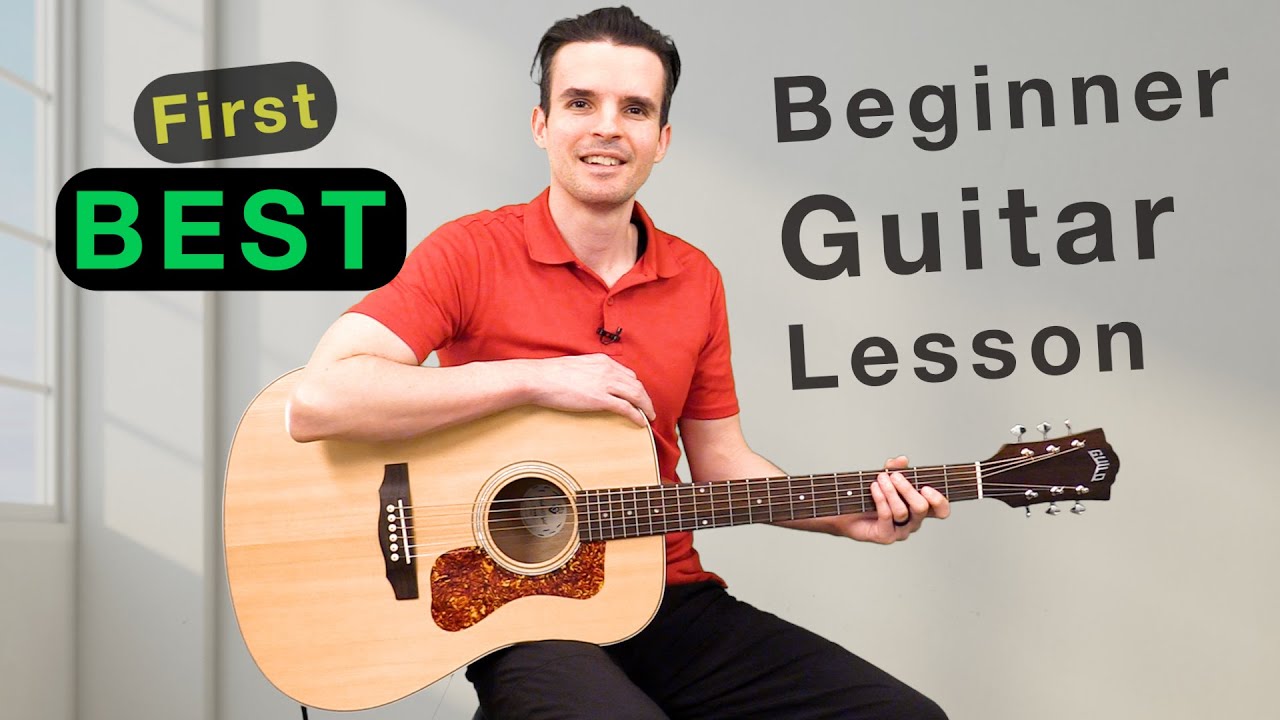 рџћё Best First Beginner Guitar Lesson Acoustic Guitar Lessons For