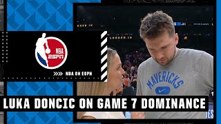 'This one's AMAZING!' - Luka Doncic reacts to Game 7 blowout in Phoenix | NBA on ESPN