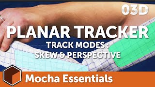 03d Planar Tracker - Skew and Perspective [Mocha Essentials]