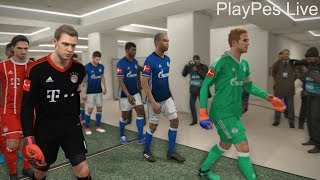 PES 2018 - SCHALKE 04 vs BAYERN MUNICH - Full Match & ROBBEN Amazing Goal - PC Gameplay 1080p HD