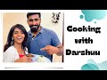 Cooking with Darshu💛 | Tejaswini Anandkumar | @darshanvd20 @Sahanajayaram