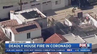 At least one person dead in Coronado house fire: SDFD