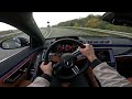 2024 mercedes benz s class on the autobahn s580e top speed test