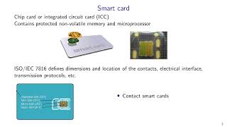 Applied Cryptography: 10. Smart cards (EstEID)