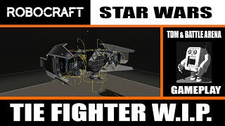 Robocraft Full Spectrum Combat - Star Wars Tie Fighter W.I.P. (^-^)