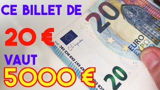 CE BILLET DE 20€ VAUT 5000€ ! VERIFIEZ VOS PORTES MONNAIES !