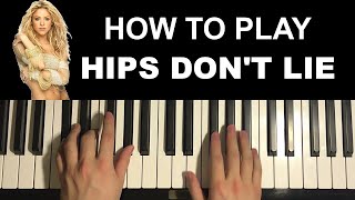 Shakira - Hips Don't Lie (Piano Tutorial Lesson)