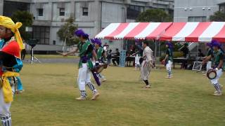 勝浦国際武道大学黒潮祭２０１１　エイサー