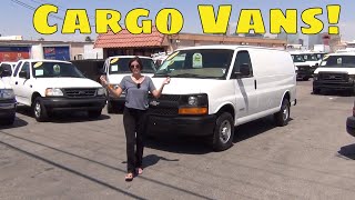 2003 Chevy 3500 Express Cargo Van with the 6.0L V8 - Incredible shape - only 100k miles ! - 121019